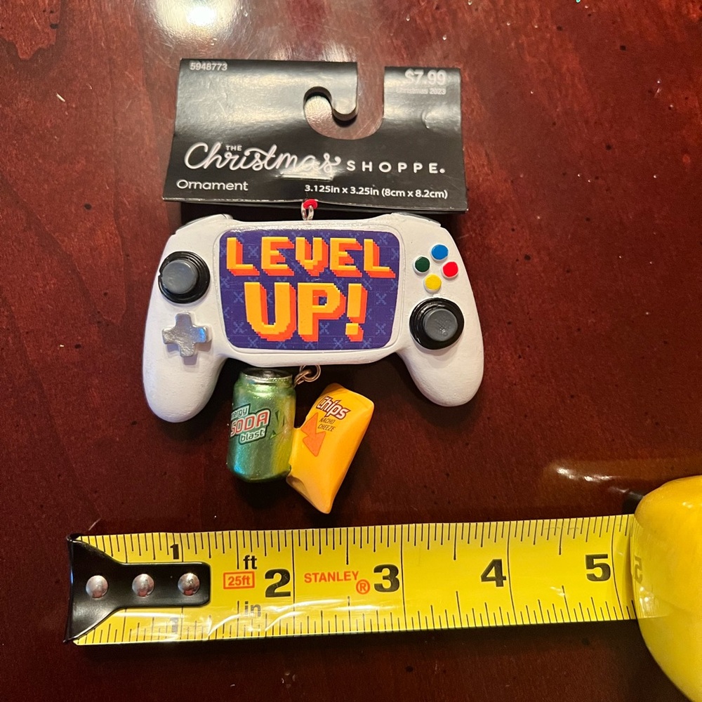 New Game Controller with Snacks Ornament